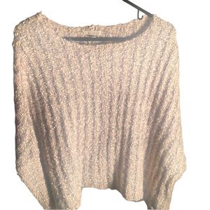 Woman’s cropped fall warm acrylic sweater